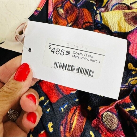 Cinq À Sept Dresses | Crystal Dress Maraschino Multi – Womens Size 4 New - Picture 7 of 13